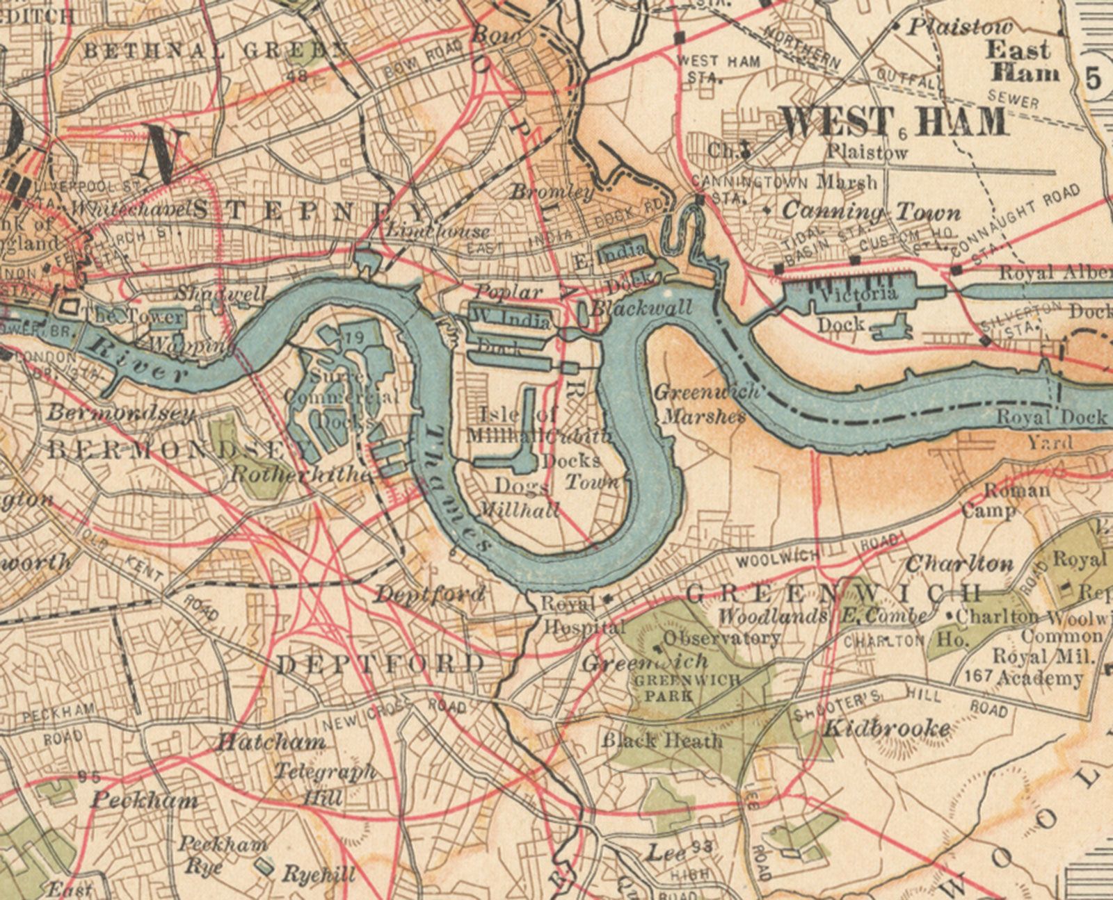 Where Is the East End of London