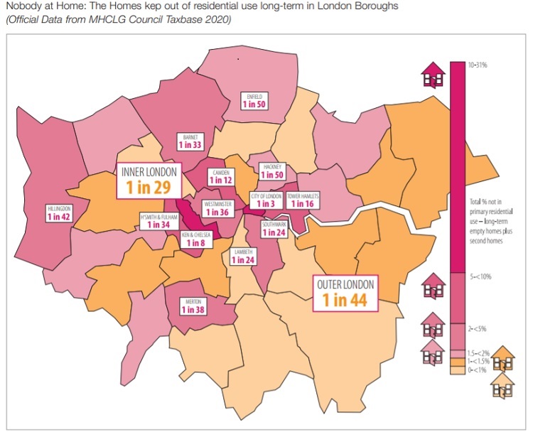 London Councils Urged to Utilize Vacant Properties for Affordable Housing