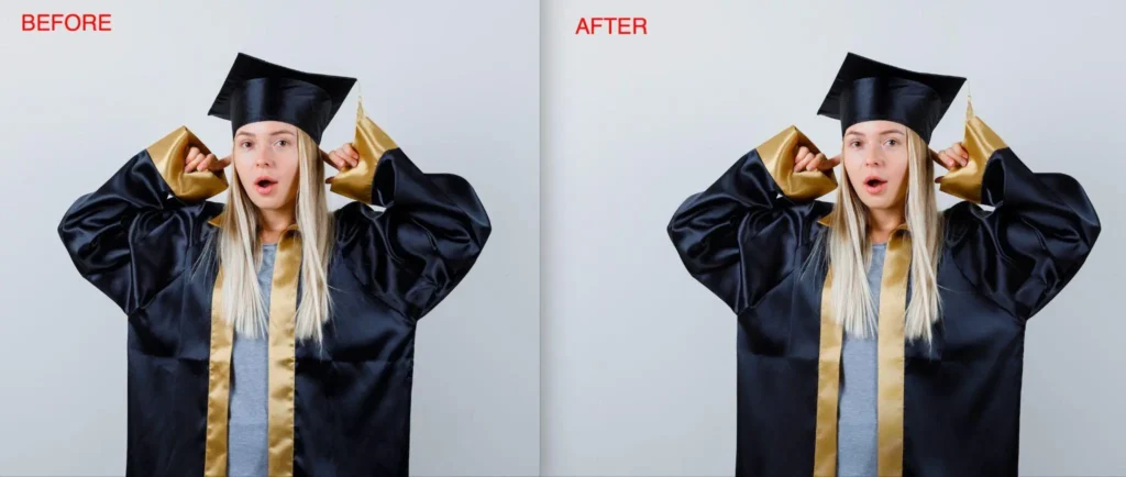 Getting Wrinkles out of a Graduation Gown