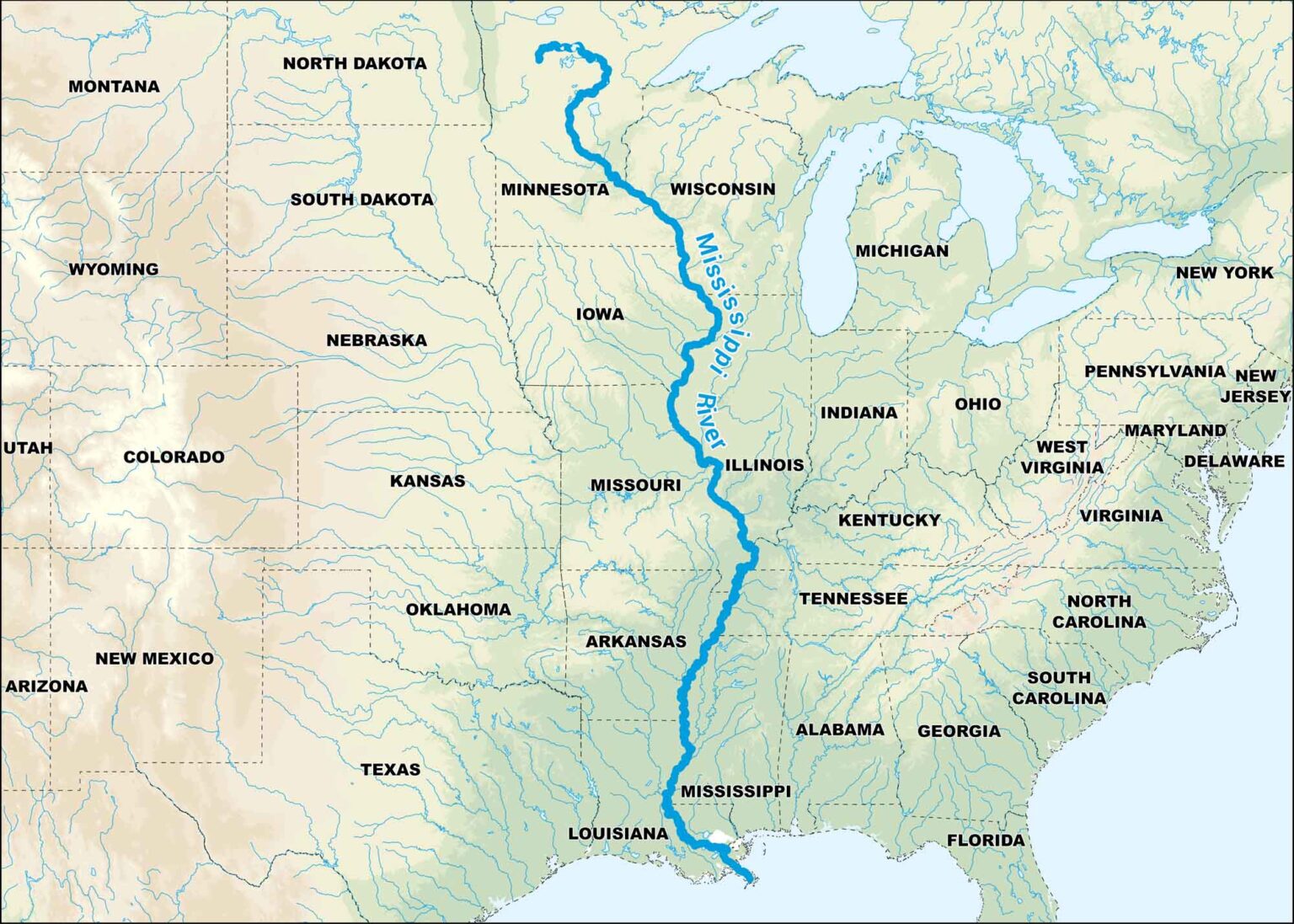 How Many Miles Long Is Mississippi River