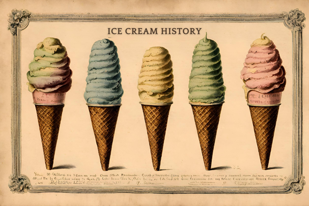 What Was the First Ice Cream Flavor Ever Made