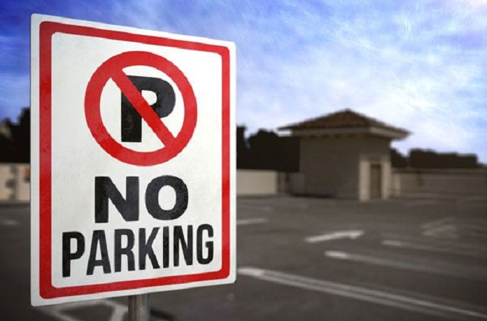 A No Parking Sign at a Certain Location Means