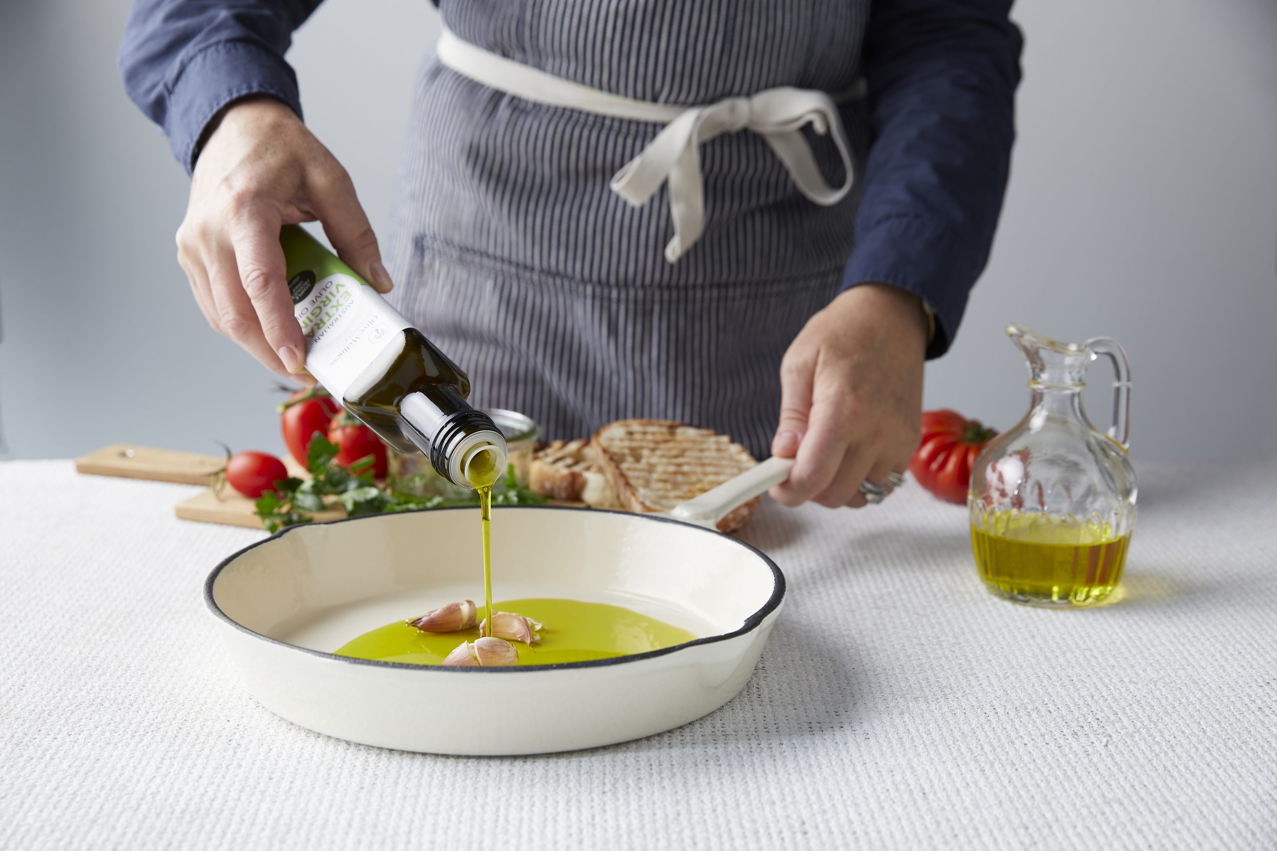 Cooking Food in Olive Oil
