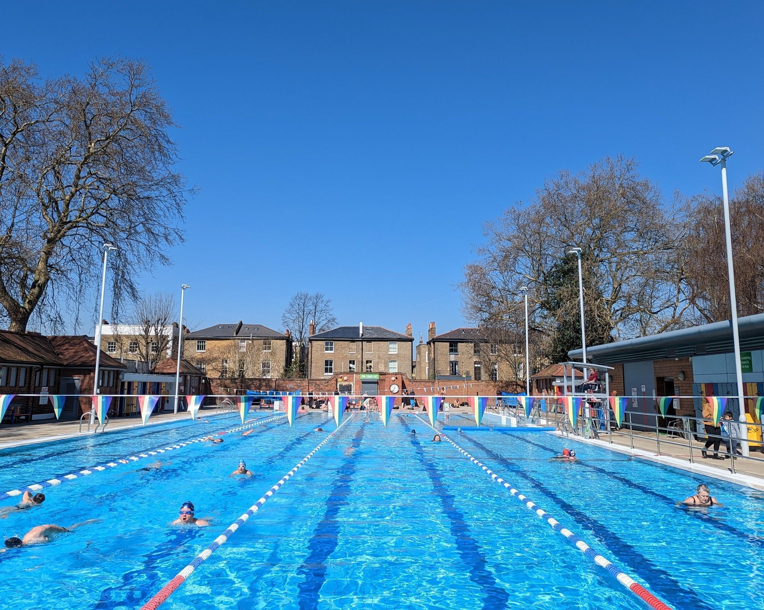 London Fields Lido London Fields West Side London Uk