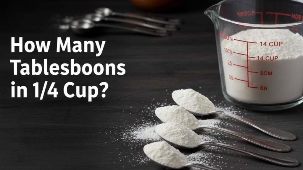 How Many Tablespoons Is 1/4 Cup of Flour