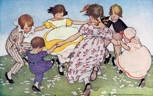 Origin of Nursery Rhyme Ring Around the Rosie