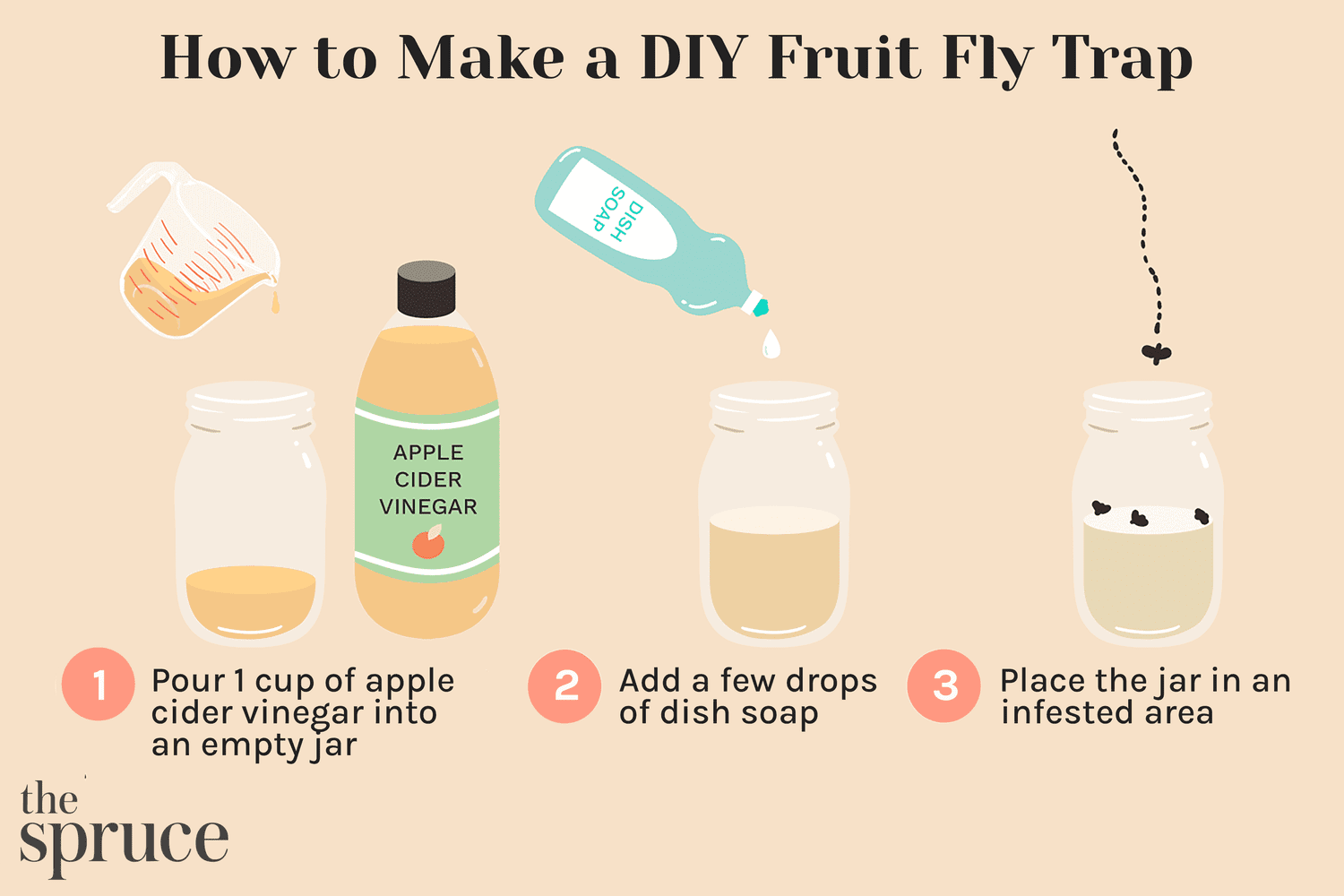 Apple Cider Vinegar to Kill Fruit Flies