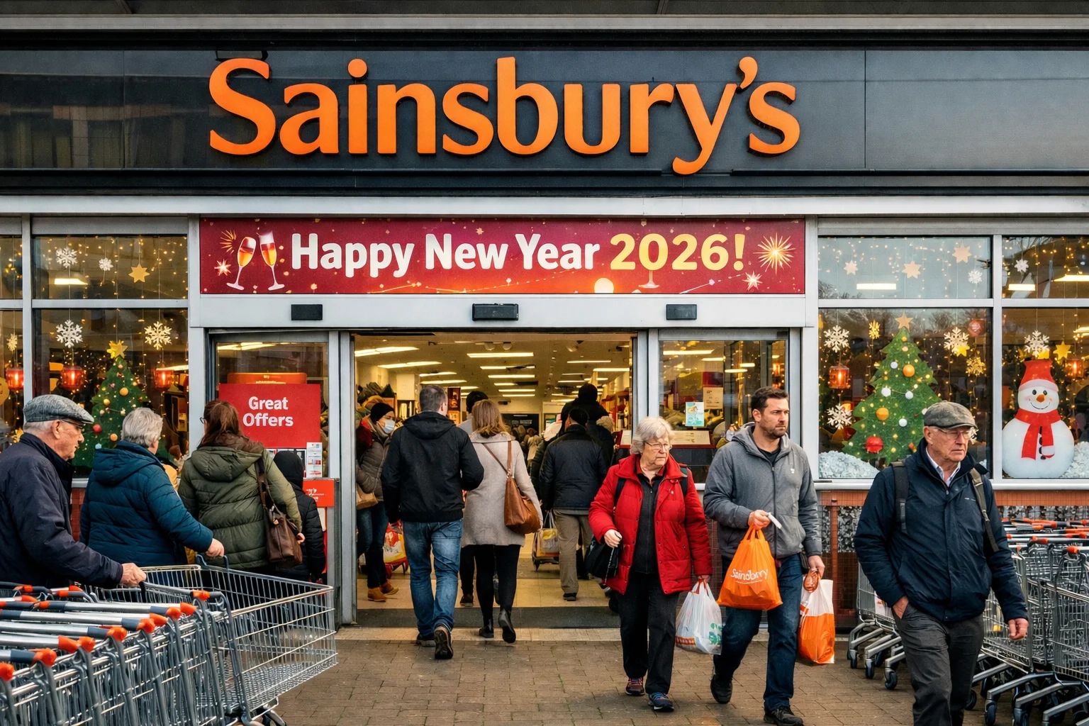 Are Sainsbury's Open New Year's Day