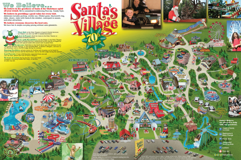 Santa's Village Bag Policy