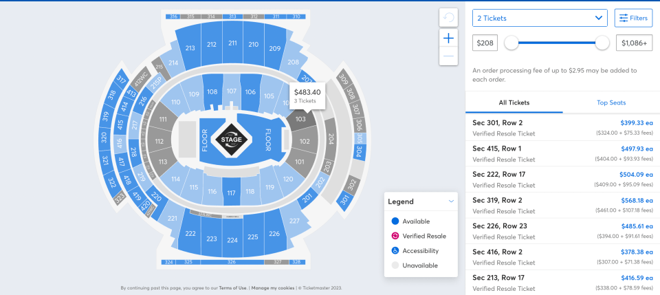 How Much Were Drake Tickets