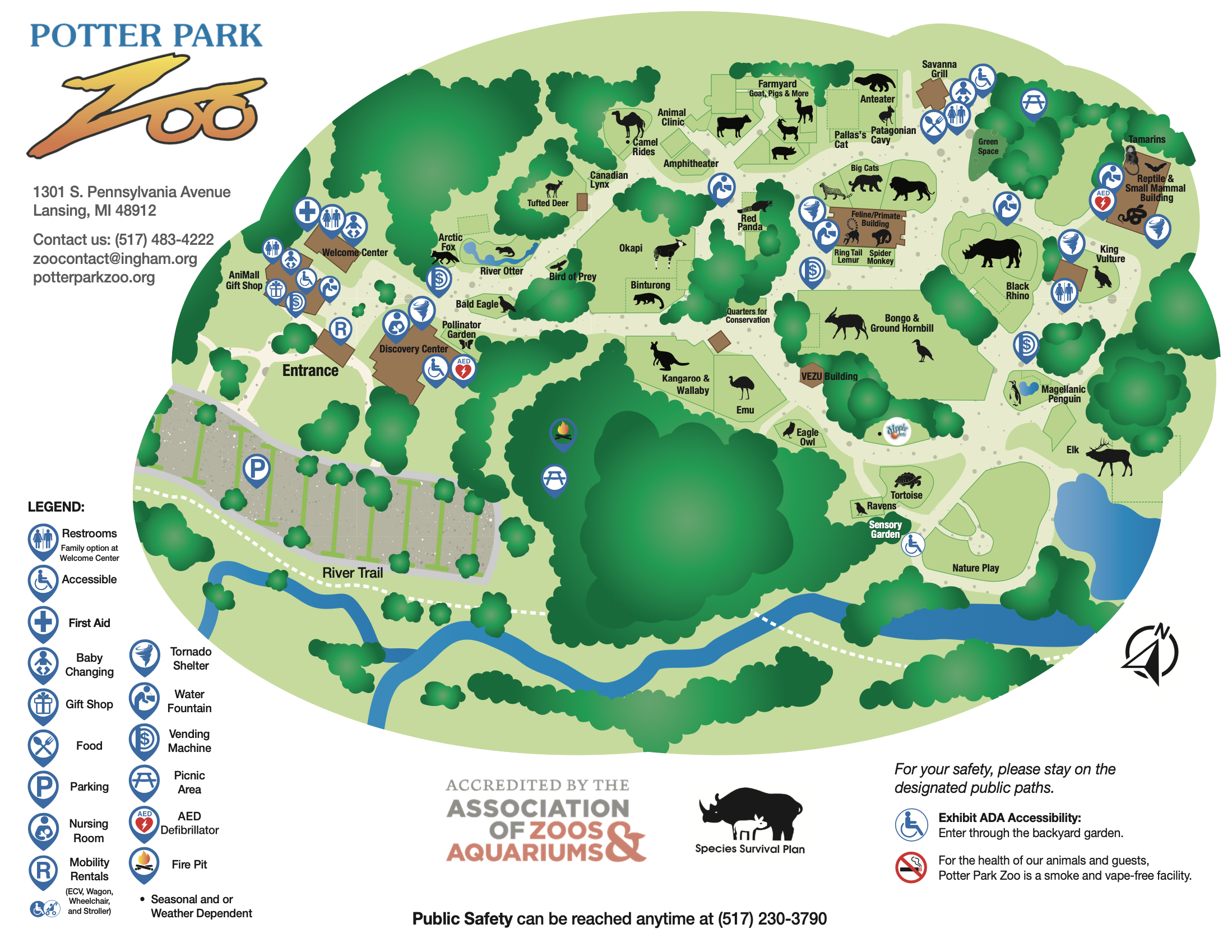 Potter Park Zoo Bag Policy