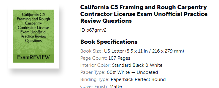 California State Contractors License Test Questions