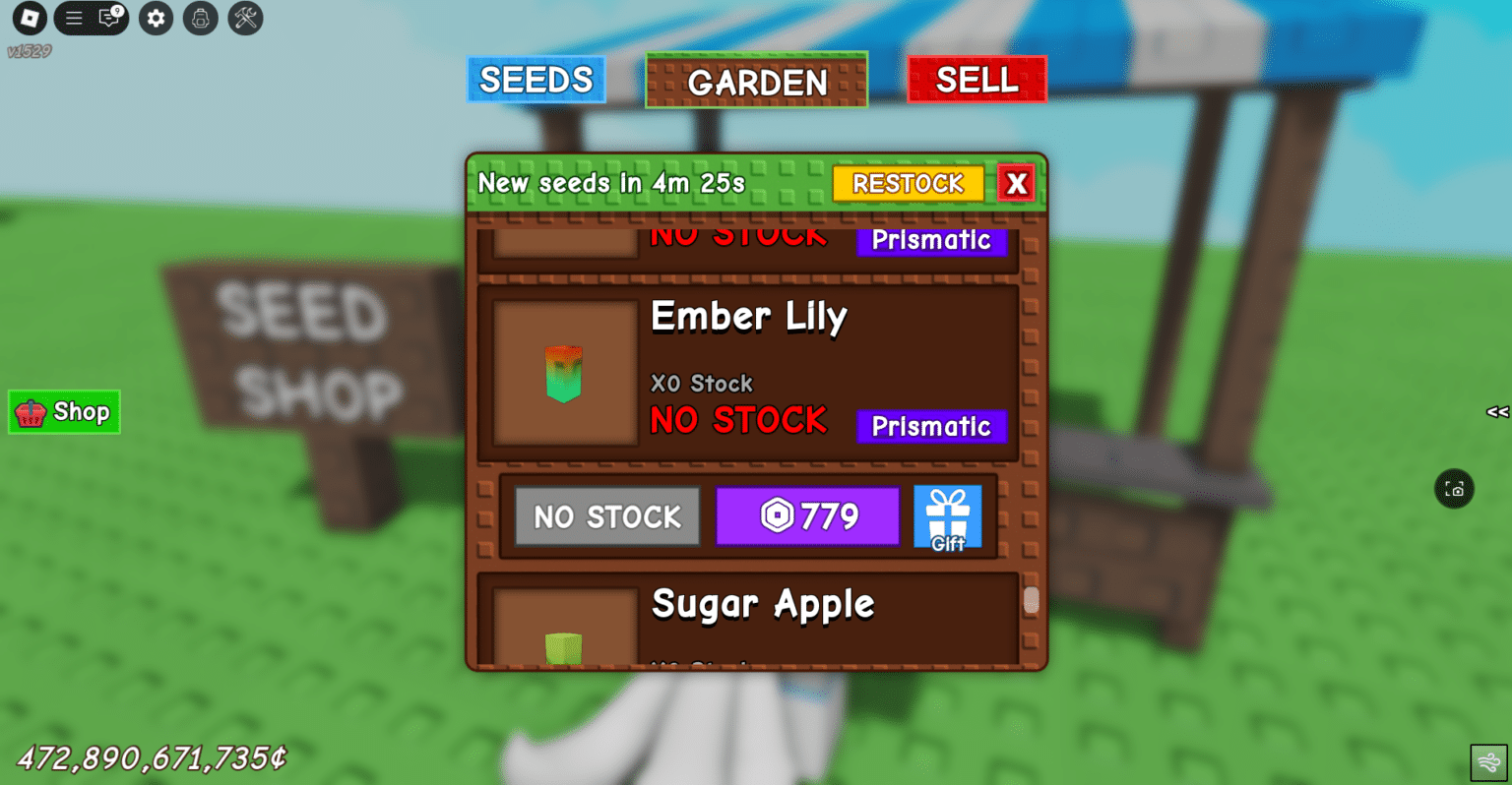 How Much Does Beanstalk Sell for in Grow a Garden