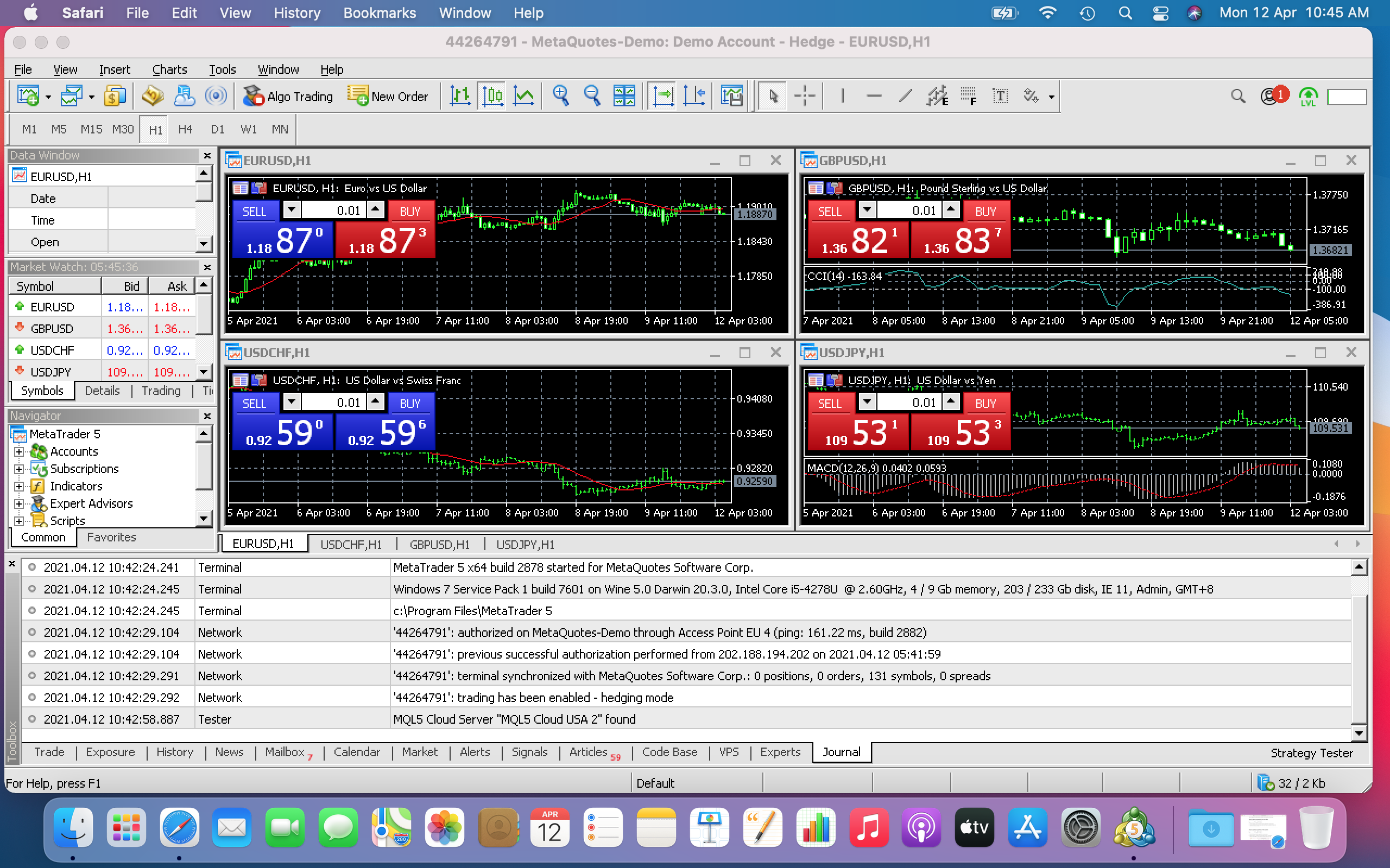 Metatrader 5 Mac