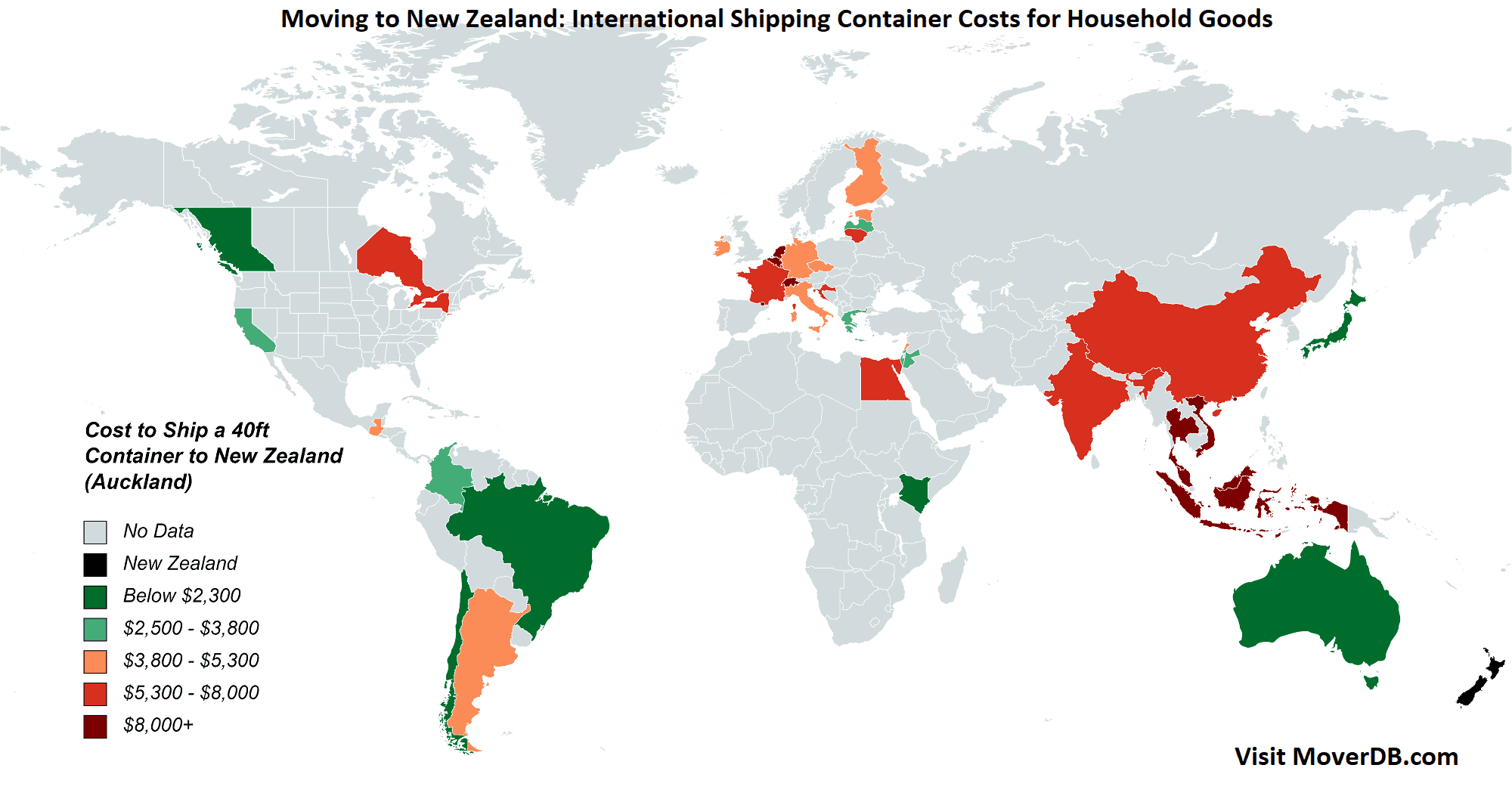 Shipping Cost to New Zealand