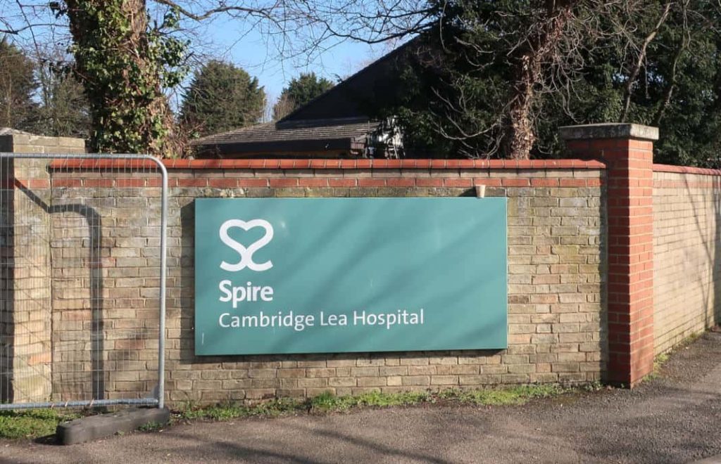 Spire Cambridge Lea Hospital New Road Impington Cambridge