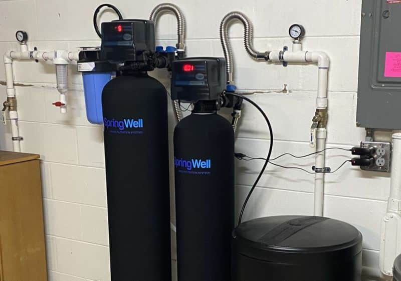 Salt-Based Water Softener with Iron Filter
