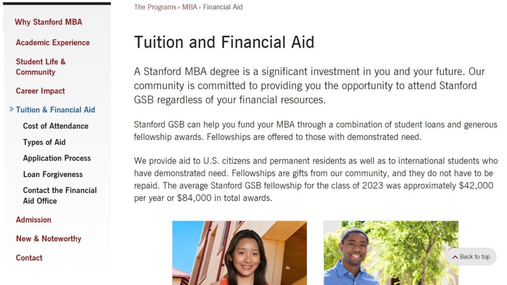 Stanford University Financial Aid Deadline