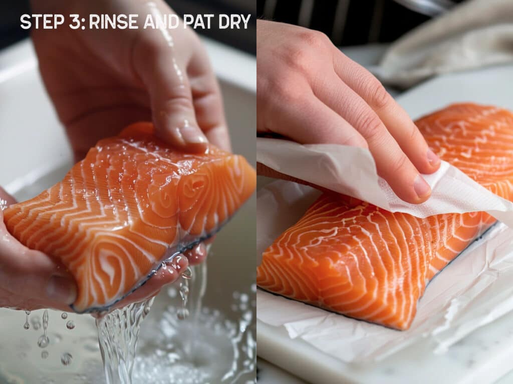 Rinse Salmon Before Cooking