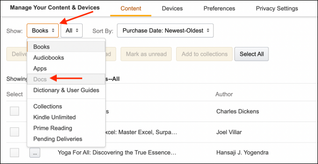 How to Delete Things from Kindle