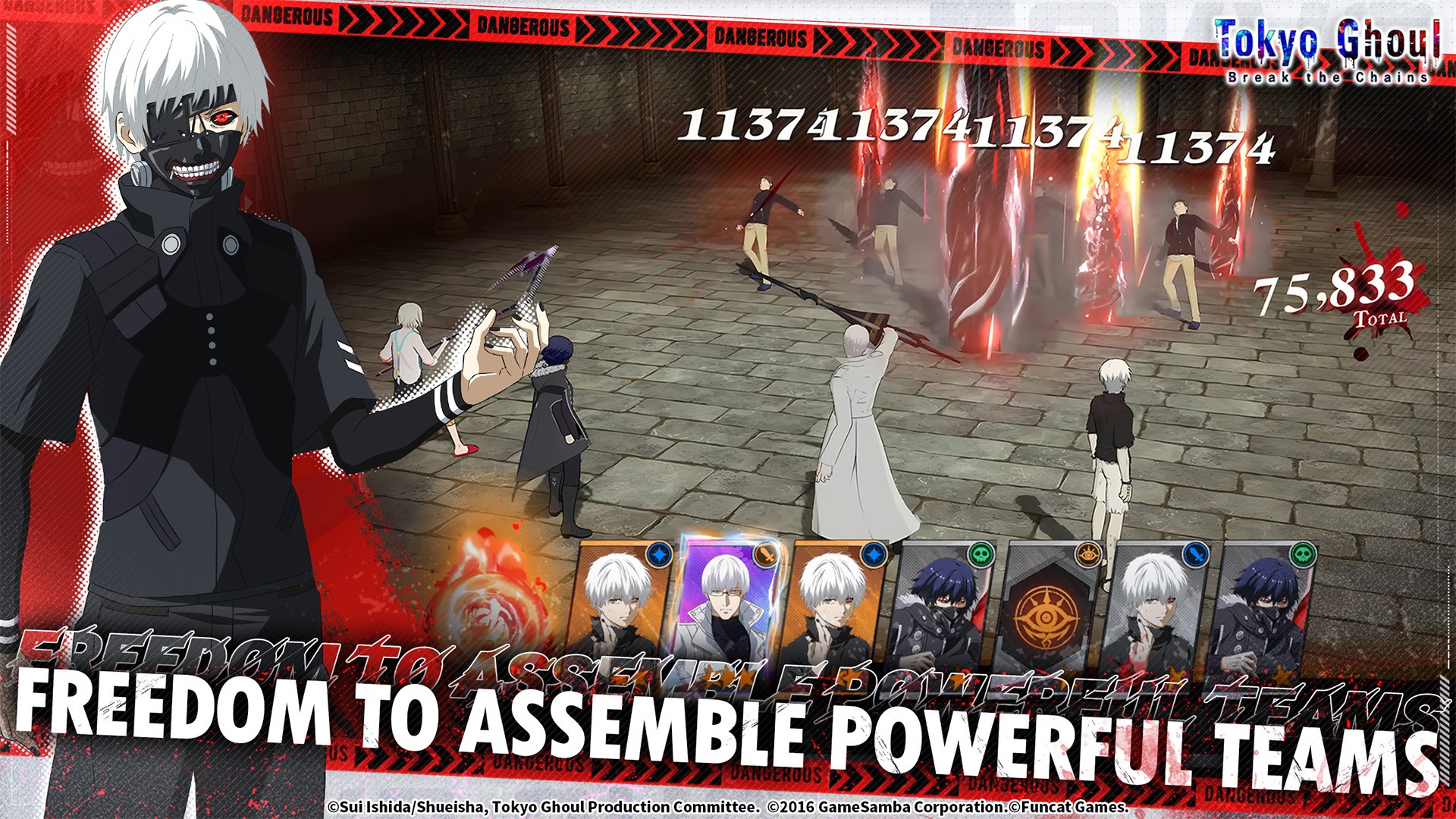 Tokyo Ghoul Break the Chains Team Build