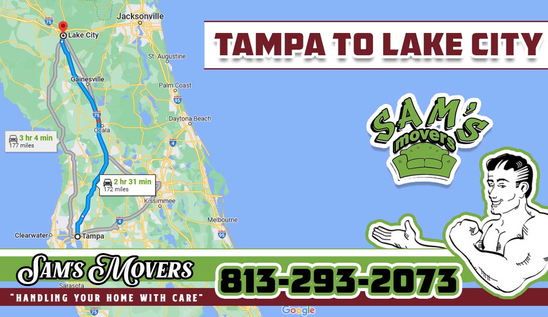 Tampa Fl to Lake City Fl