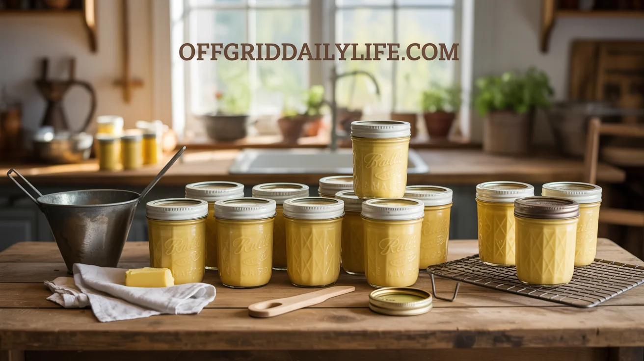 Rules Fir Canning Butter