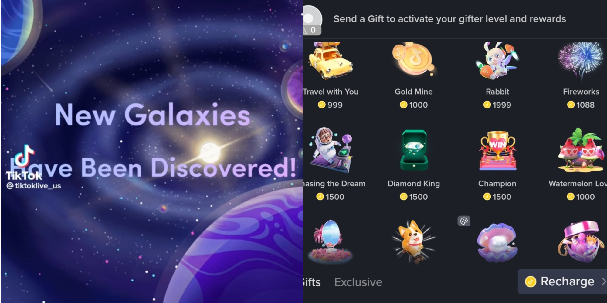 How Much Is Galaxy on Tiktok