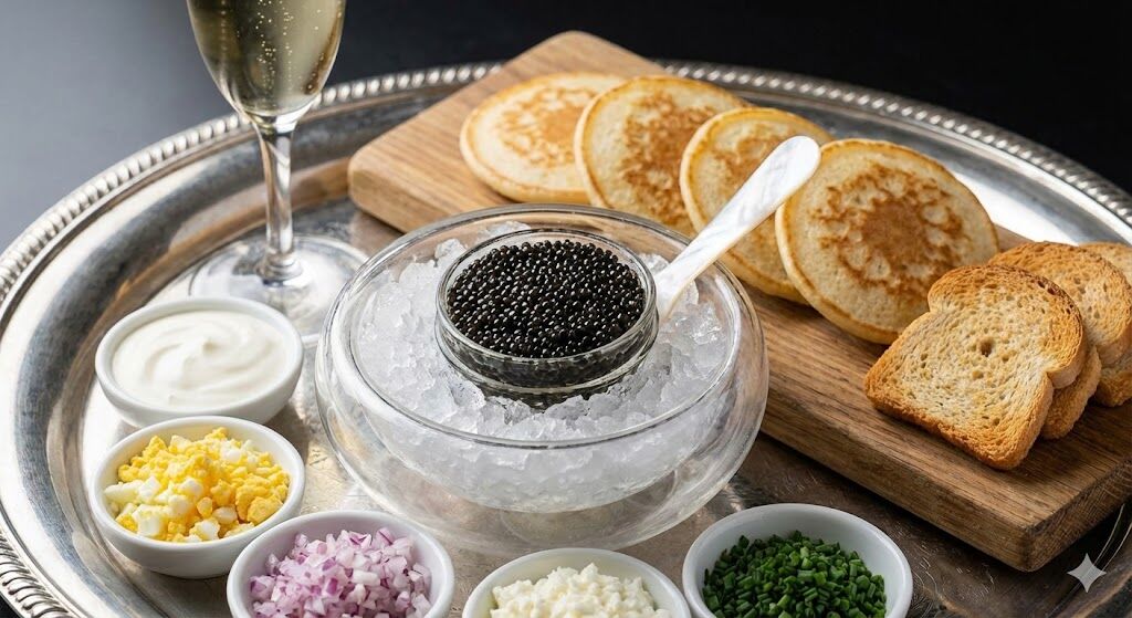 Best Way to Serve Caviar