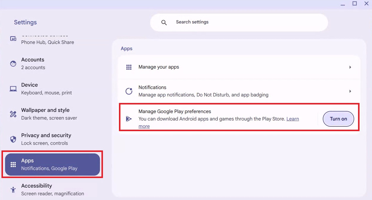 Cannot Find Google Play Store on My Chromebook