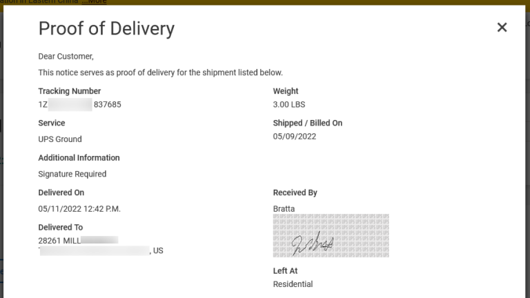 Ups Signature Required Cost