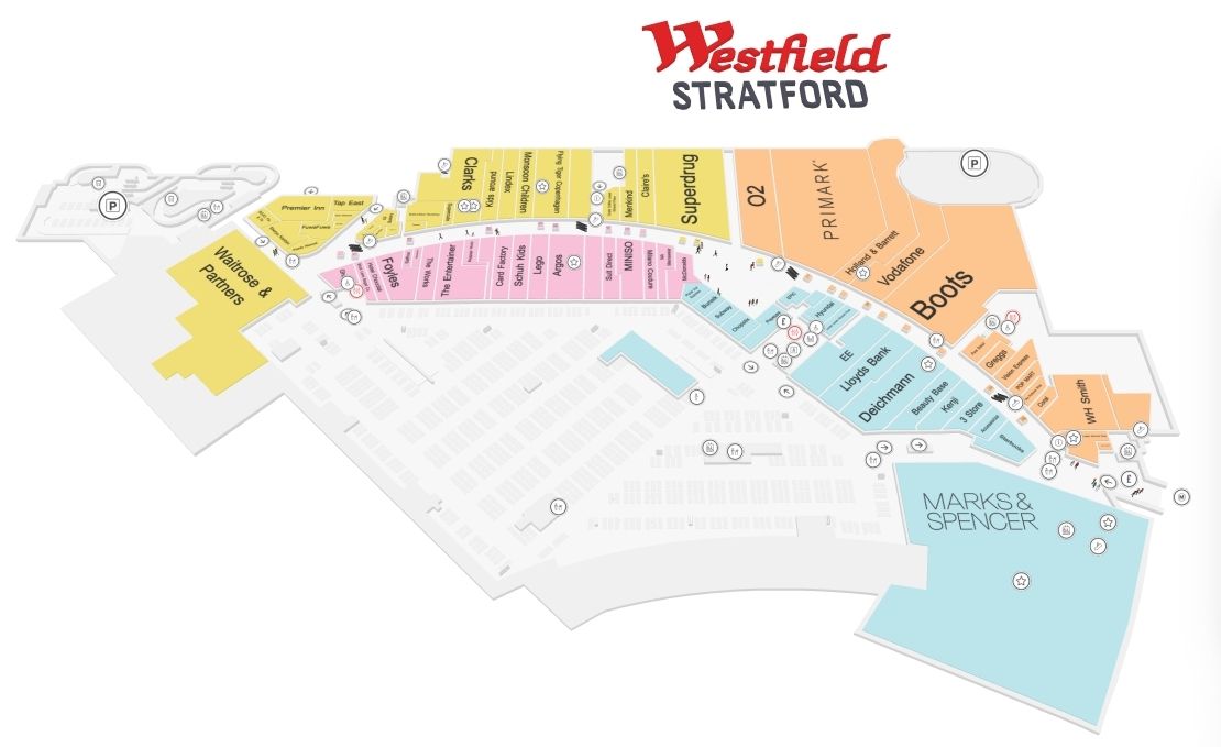 List of Shops at Stratford Westfield