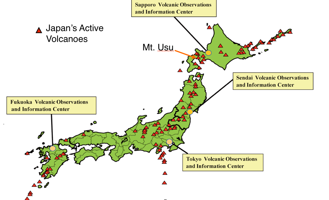 How Many Active Volcanoes Does Japan Have