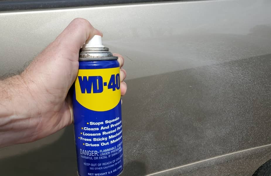 Wd 40 on Car Paint