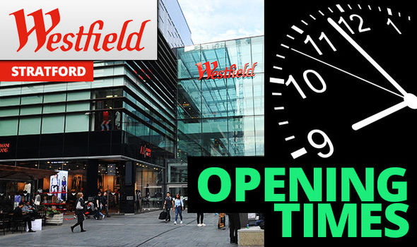 What Time Does Stratford Westfield Open