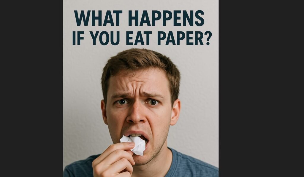 Is Eating Paper Good for You