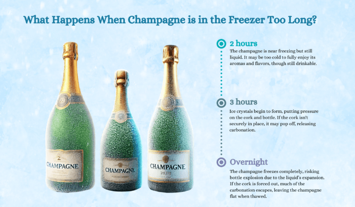 How Long Can Champagne Be in the Freezer