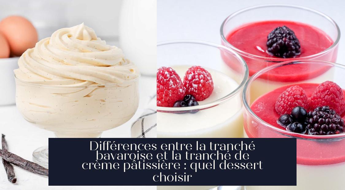 Bavarian Cream vs Custard