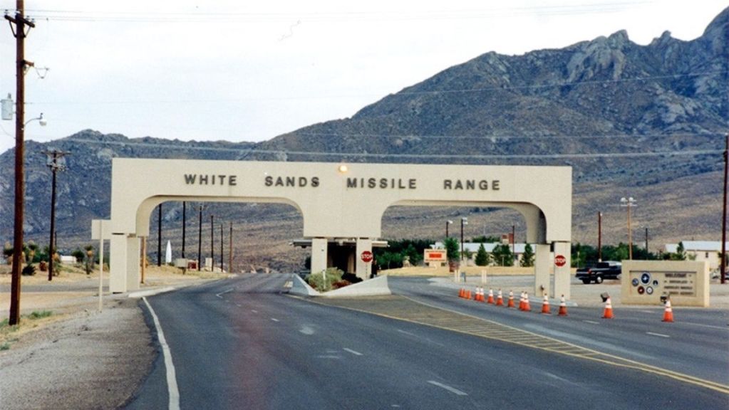 White Sands Missile Range in New Mexico