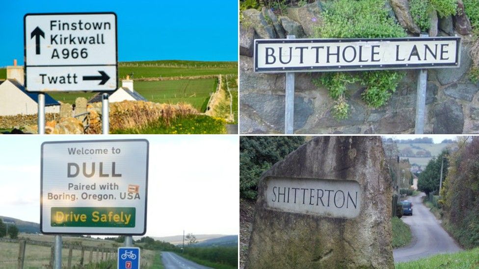 Rude Place Names in the Uk