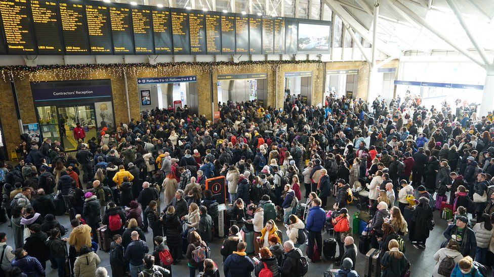 King's Cross Bank Holiday Rail Disruption