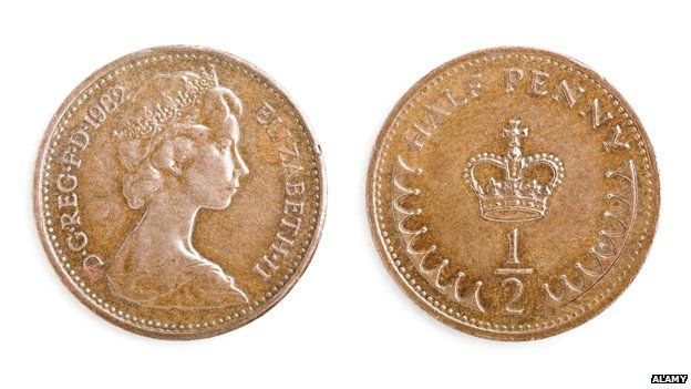 When Did the Half Penny Go out of Circulation