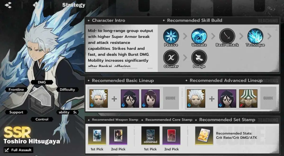 Bleach Soul Resonance Material List Requirements