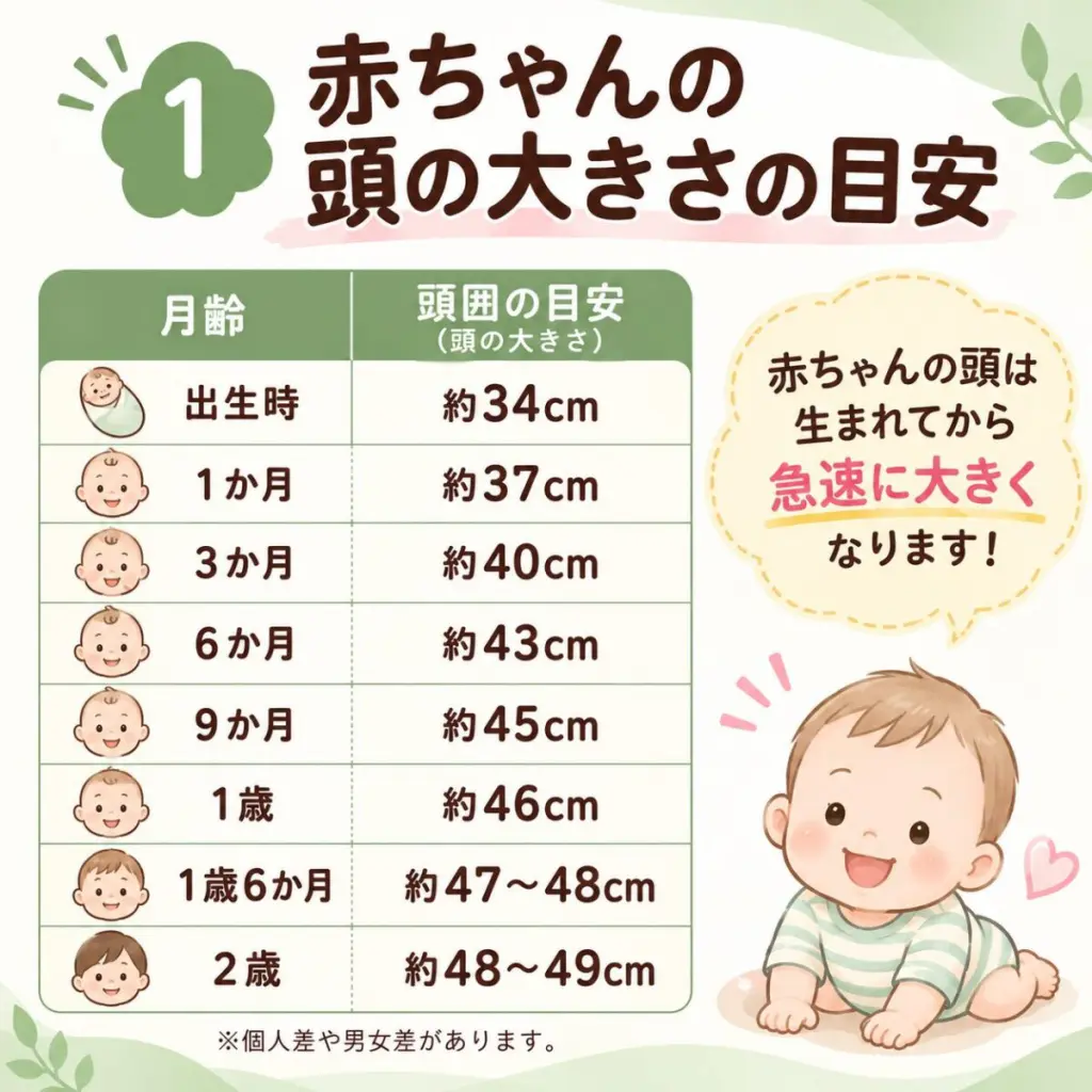 新生児の頭の大きさで悩む親へ｜男女別の頭囲平均と受診目安を徹底解説