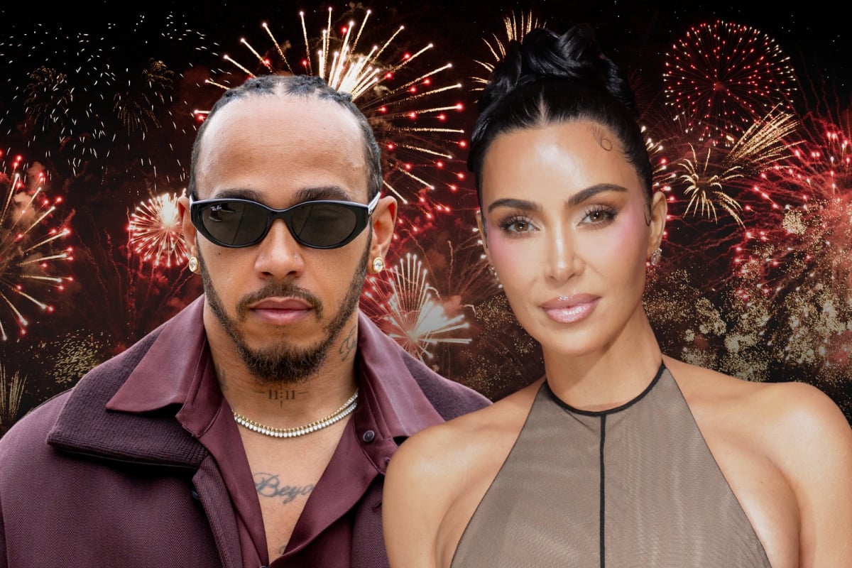 Kim & Lewis Go Tropical: Reality Star Shows off Bikini Surf Session While F1 Ace Bonds with Her Kids