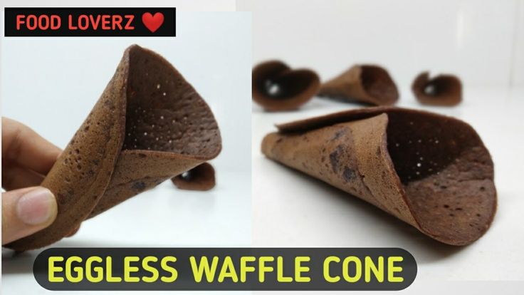 Eggless Waffle Cone Recipe