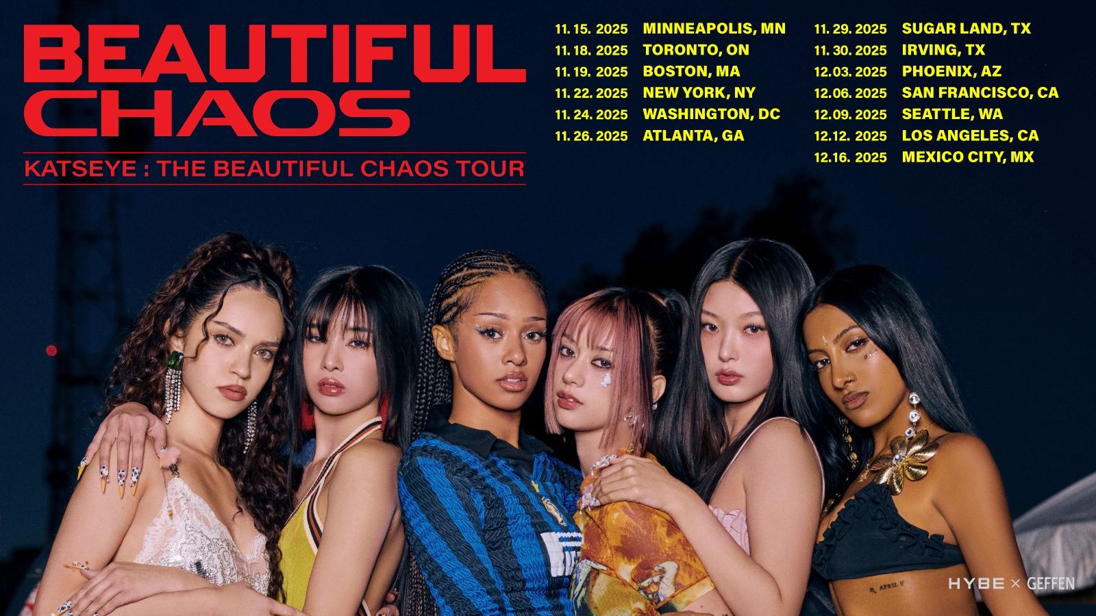 Katseye Beautiful Chaos Tour Boston