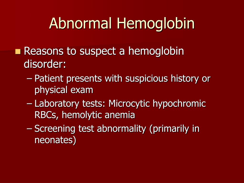 Icd 10 Abnormal Hemoglobin