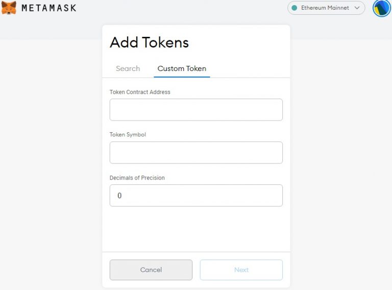How to Add Token to Metamask