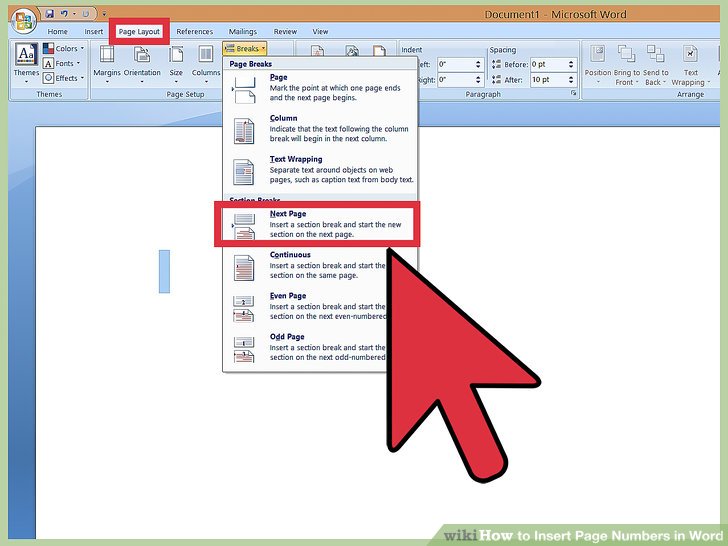 How to Put Page Numbers in Word